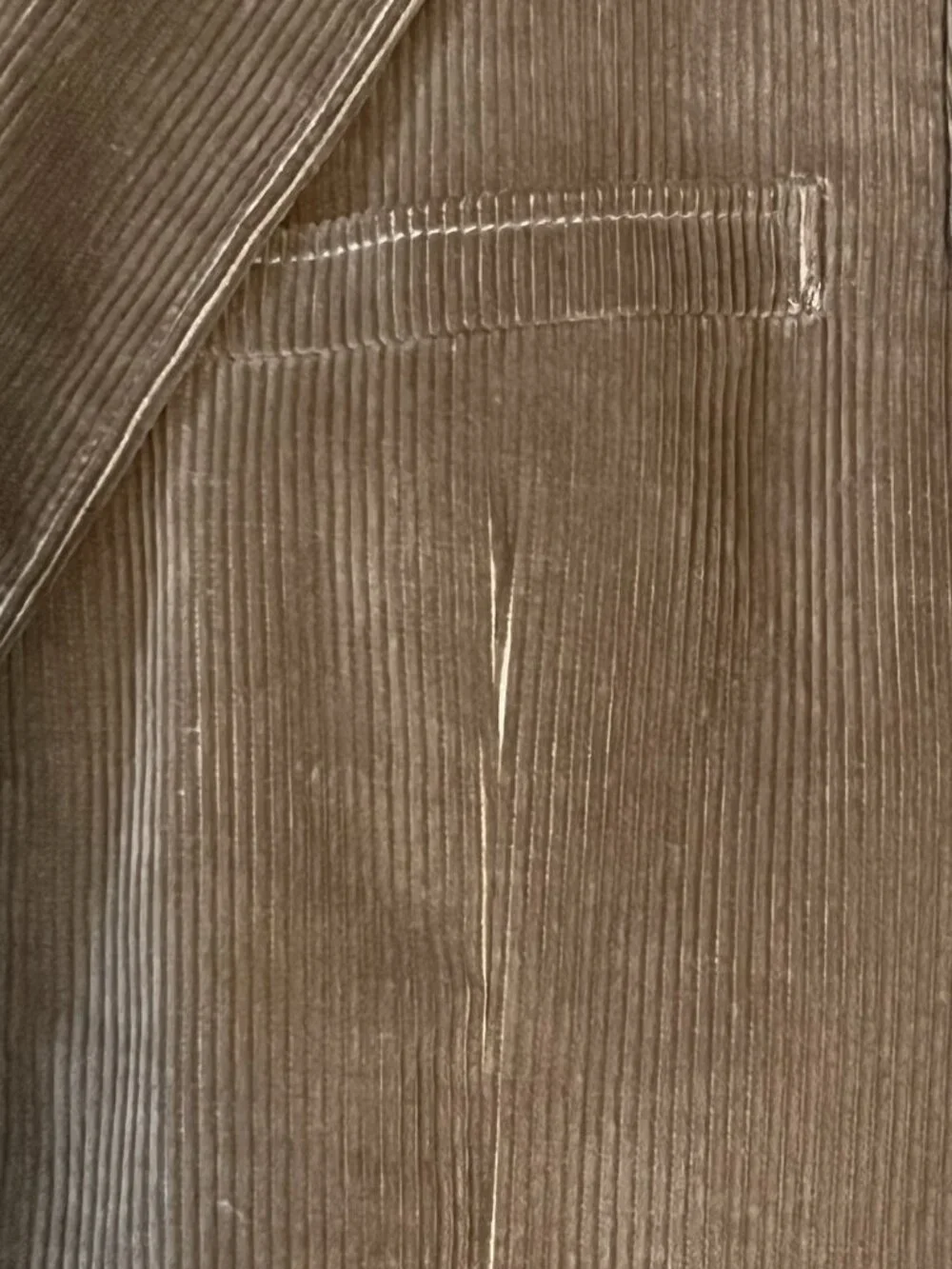 Vintage Egon Von Furstenberg Corduroy Blazer Fall Tan Suede Elbow Patches 46 R